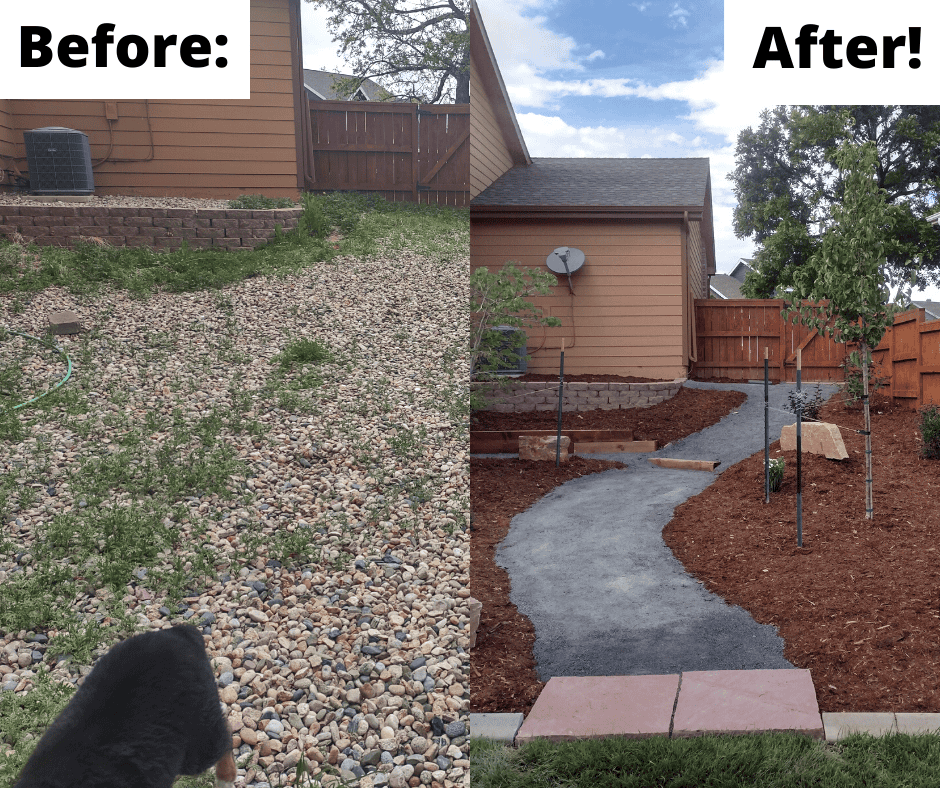 BEFORE+AND+AFTER+LANDSCAPE+INSTALL